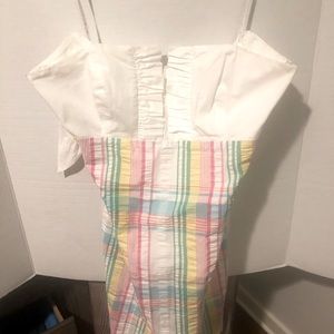Size 8 Lilly Pulitzer strapless sundress with tie back